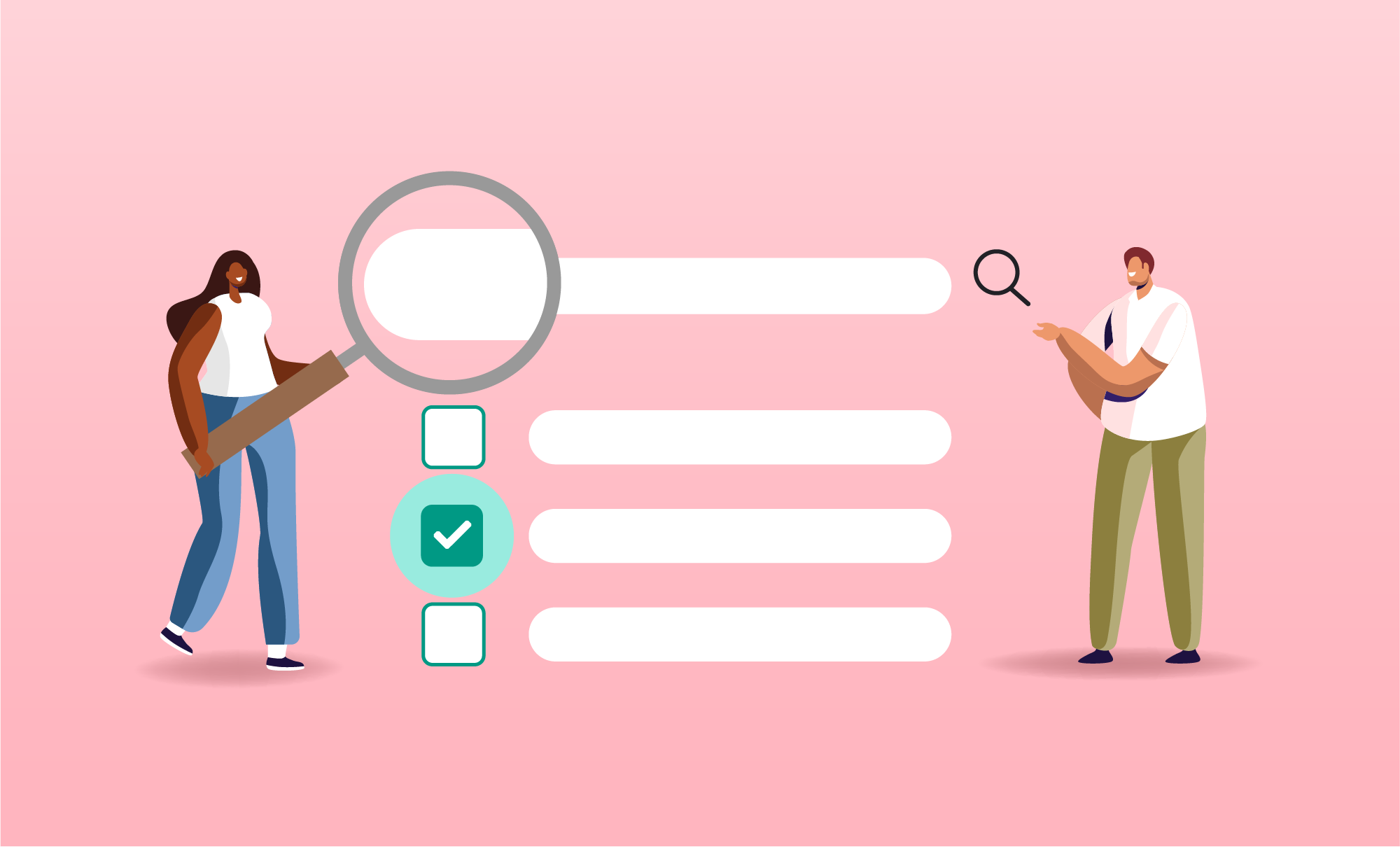 Focus facilitation actions with sort and filter